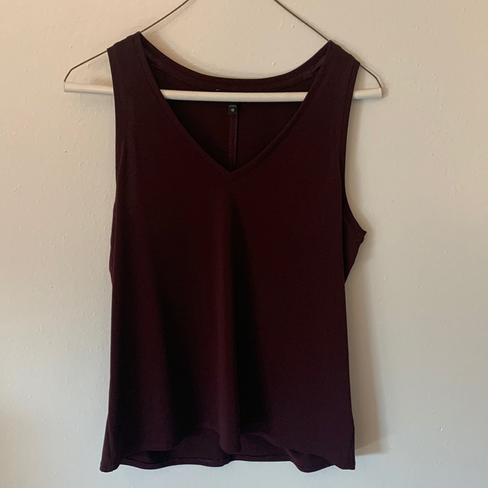 Express maroon tank top